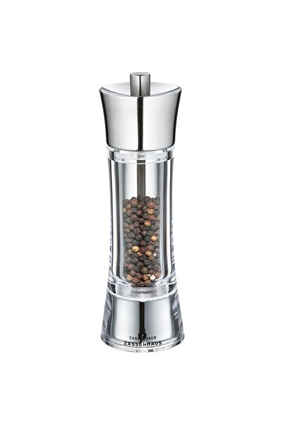 zassenhaus Manual pepper grinder Aachen Acrylic Glass/Stainless Steel 18 cm