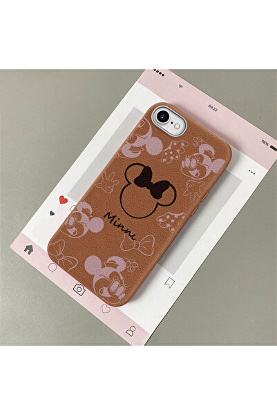 Hontinga iPhone 7/8/Se 2020 2022 Compatible Leather Texture Anti Fall Soft Si...