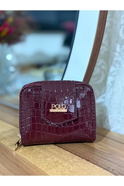 ALTUNAY Kadın Bordo Cüzdan Küçük Boy