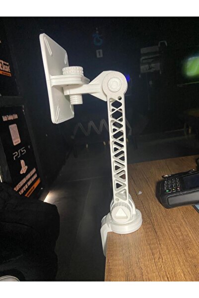 Rekabet Cafe Monitör Masa Standı Ayaklığı Üniversal 19-23inç arası Beyaz