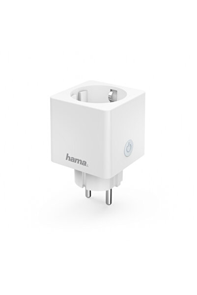 Hama "Mini" WLAN Socket, for Voice / App Control, for Retrofitting, 3,680 W, 16A