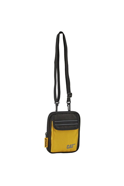 Caterpillar V Power shoulder bag, 600D polyester material - black/yellow