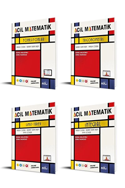 Apotemi Yayınları APOTEMİ 9.10.11 kr Acil Fonksiyonlar Trigonometri Limit Tür...