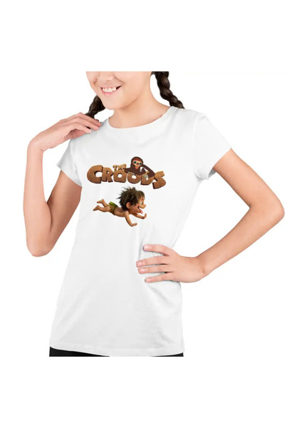 OEM Tricou Copii Fete The Croods Bebelus Epoca de Piatra Familia Crood