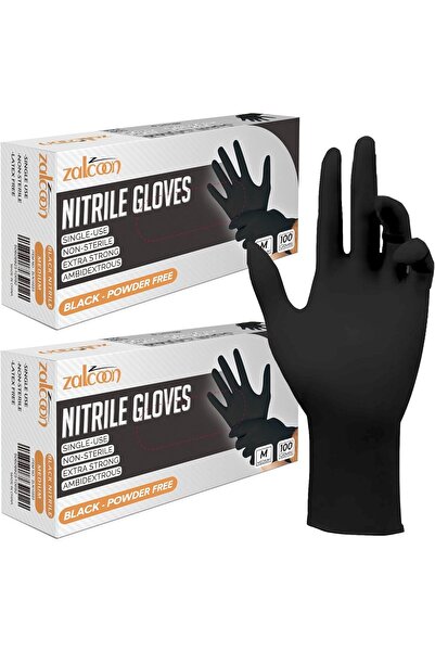 Zalcoon Nitrile Exam Gloves Disposable Latex Free Powder Free