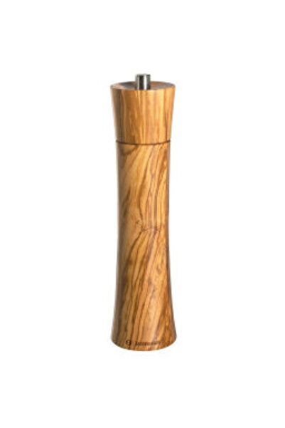zassenhaus Frankfurt Olive Wood Manual Salt Grinder, 24 cm