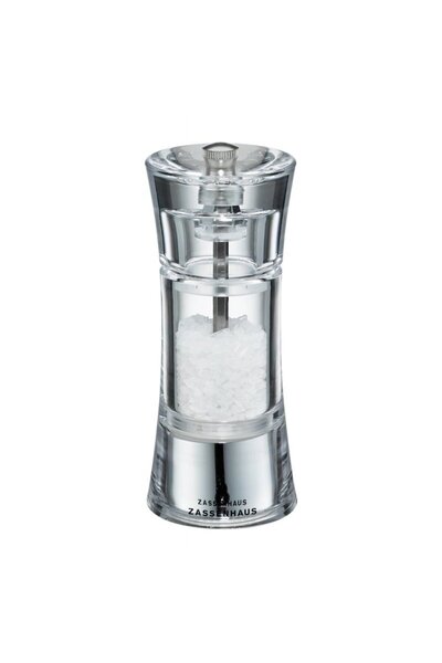 zassenhaus Manual salt grinder Aachen Acryl Glass, 14 cm