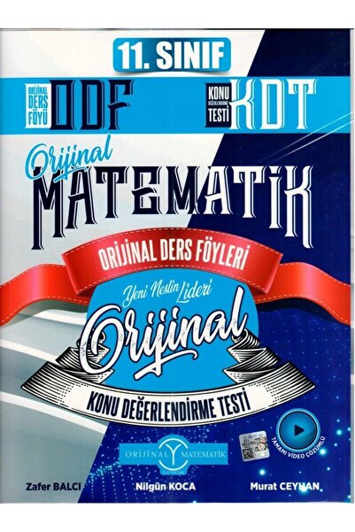 Orijinal Yayınları Orjinal Yayınları 11. Sınıf Matematik Odf Kdt Seti