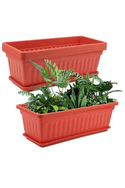 festive صينية زرع مستطيلة الشكل، وعاء زهور، صحن