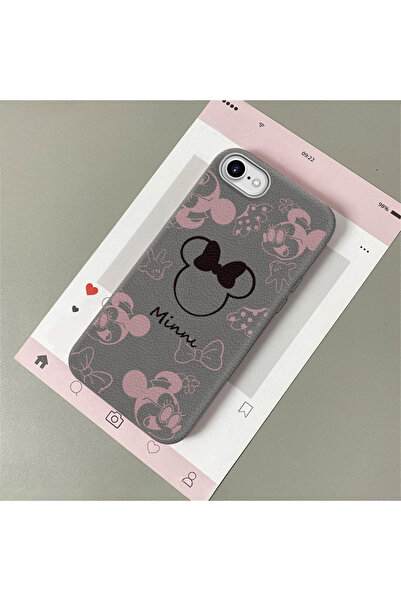 Hontinga iPhone 7/8/Se 2020 2022 Compatible Leather Texture Anti Fall Soft Si...