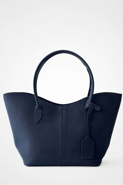 Yuka Atelier Suede Pure Faux Leather Shoulder Bag