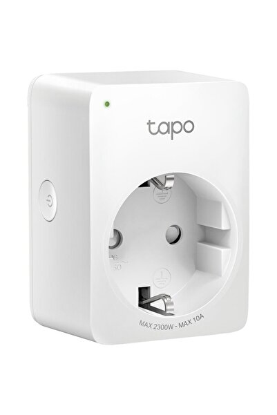 TP-LINK Mini Tapo P100, Wi-Fi, control vocal, 10A, compatibil Android/iOS, 220-240V, Alb