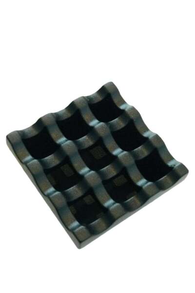 festive Metal Ashtray 9 Square Hole Cubes Windproof Indoor Outdoor Patio Home...