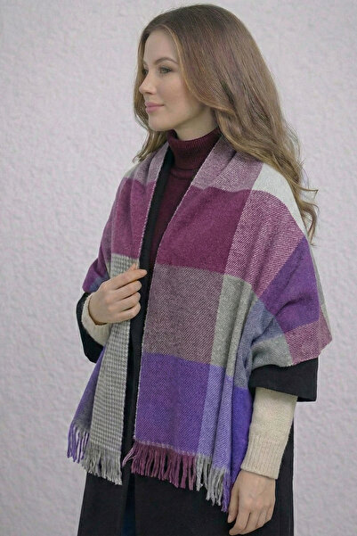 Gubo Women's Shawl 100% Acrylic Multi-Colored