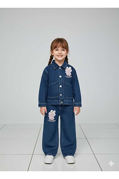 NURTOPU Set pentru fete, set de îmbrăcăminte pentru copii, set de blugi, mode...