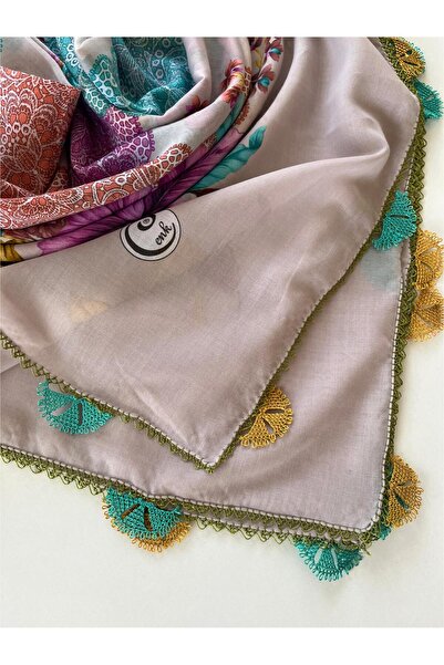 CENK YAZMA El Işi Iğne Oyalı Yazma/iğne Oyası/iğne Işi Yemeni/el Işi Tülbent/...