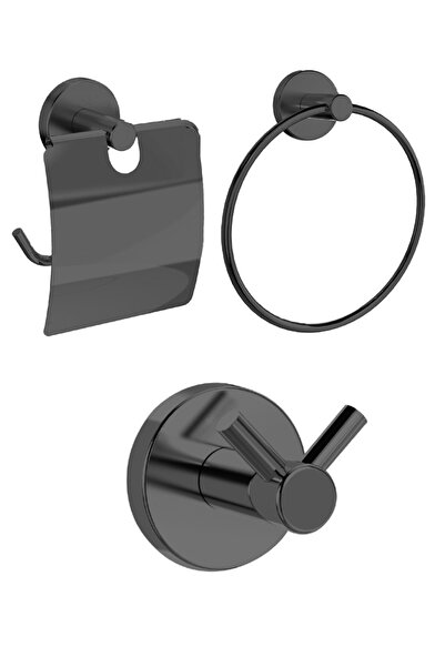 Ahlez حامل مناديل دولتشي بغطاء أسود، حامل مناديل دائري، حامل مناديل مزدوج، طق...