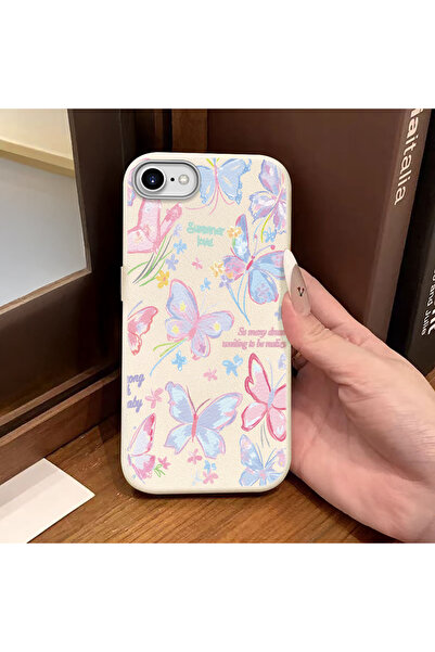 Hontinga Phone Case Compatible with iPhone 7/8/Se 2020 2022 Leather Texture A...