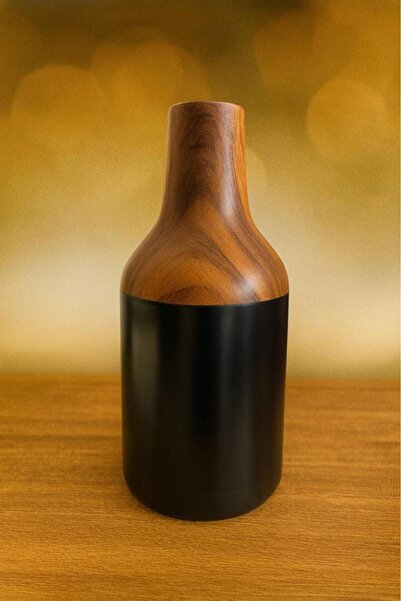 Oss elhetraf Modern black and wood decorative vase for homes and offices – lu...