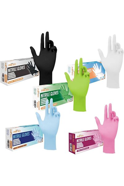 Zalcoon Nitrile Exam Gloves Disposable Latex Free