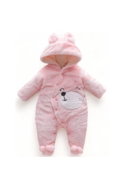 OEM Salopetă pentru bebeluși FLUFFY-BEAR, roz