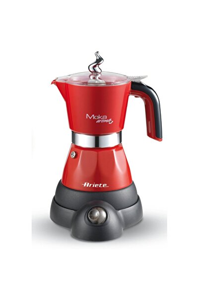 ARIETE Moka Aroma 1358/16, 400 W, 2-4 cesti, Rosu