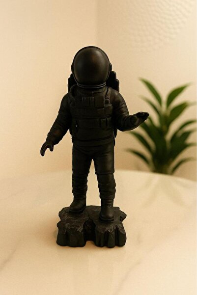 Oss elhetraf Modern luxury astronaut statue in black