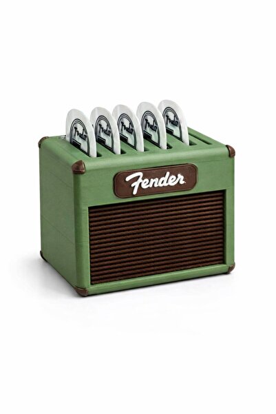 Dekorify Fender Amfi Tasarımlı Pena Standı | Gitar Penası Tutucu Masaüstü Aks...