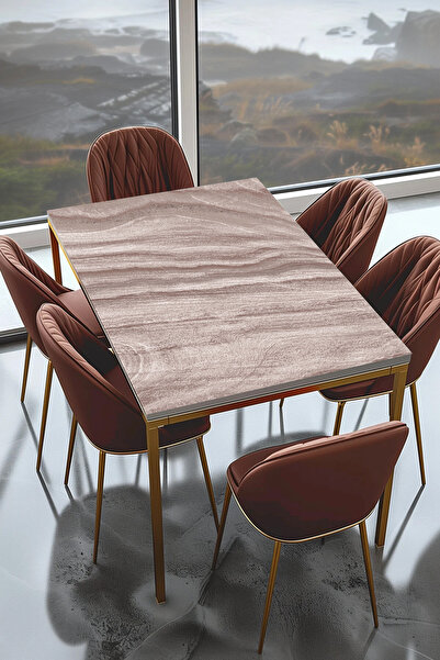 Rabadon Travertine Pattern Table Covering Foil Self Adhesive Foil