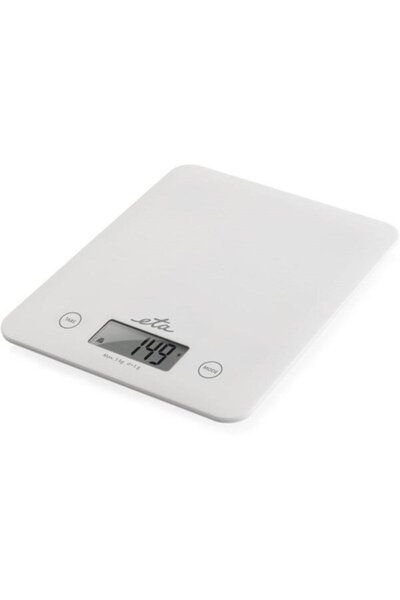 ETA ETA277790000 Lori Cantar bucatarie, Alb, Capacitate 5 kg max, Display LCD mare, Indicator de sup