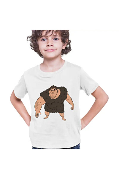 OEM Tricou Copii Baieti The Croods Grug Tata Desene Animate Epoca de Piatra