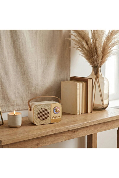 Epilons LED osvetljeni zvučnik bež boje