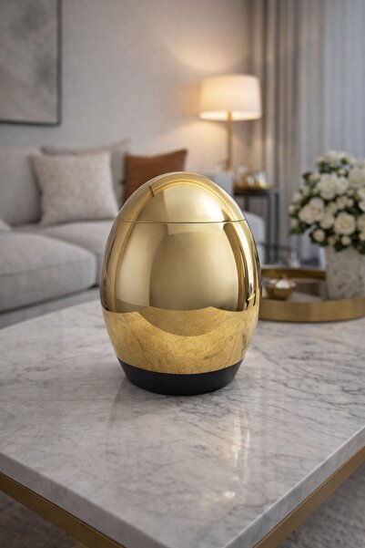 Emfa home Mini Gold Yumurta çatal kaşık stand bos set seklinde gelir