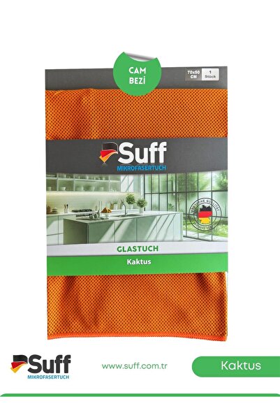 Suff Kaktus Cam Bezi Overlok Kesim 70x50 Turuncu | Turuncu
