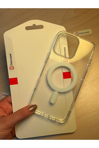 Iphone 16 Pro Max Kılıf Magsafe Şeffaf Kılıf