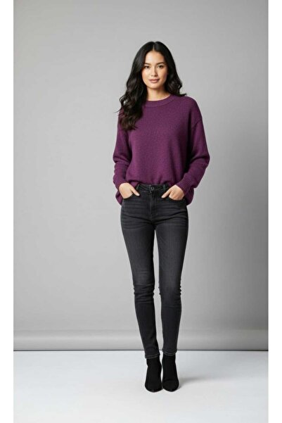 Cockatoo Kadın Bisiklet Yaka Relax Fit Yumuşak Triko Kazak