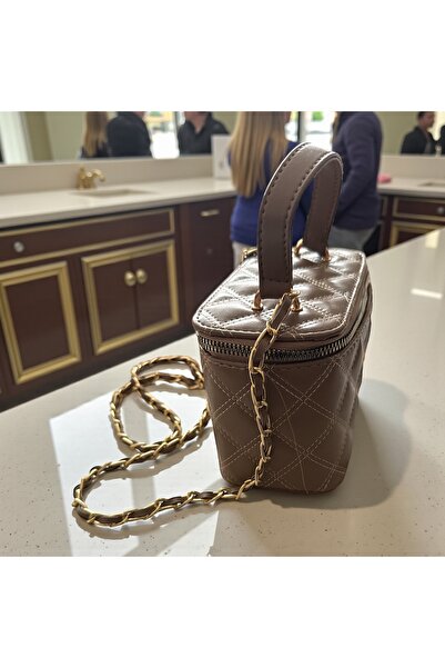 Gözde Mağazacılık Mini Box Bag with Chain