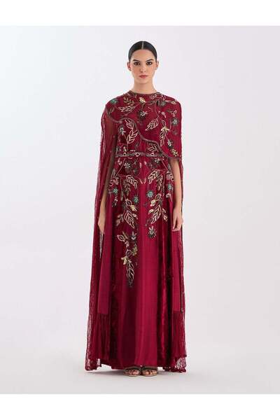 shalky Hand-embroidered evening dress
