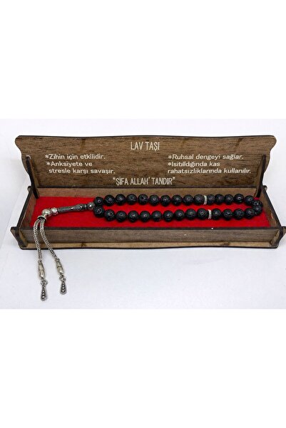 UMUTSONLİNE سبحة حجر اللاف الطبيعي، نماذج في علبة، هدية