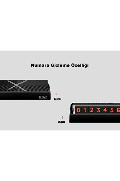 Renvox Düzenlenebilir Araç Araba Park Numaratör-Titax