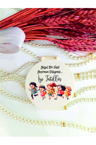 Nehir 10ADET-Pleksi Cep Aynası,İyi Tatiller,Okul Hediyelik,Öğrenci ve Karne H...