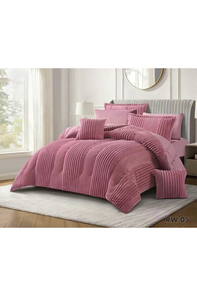 ALMIAAD RW double bedsheet, winter style, adds a decorative touch to the room and provides comfortable sleep. 240x260