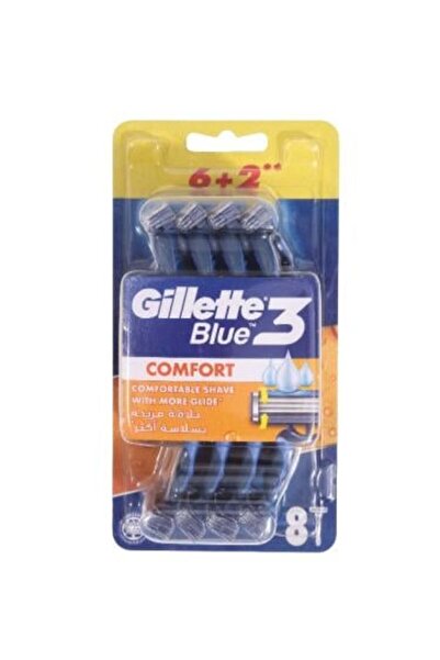 Gillette جيليت شفرات حلاقة بلو 3 كومفورت - 8 قطع