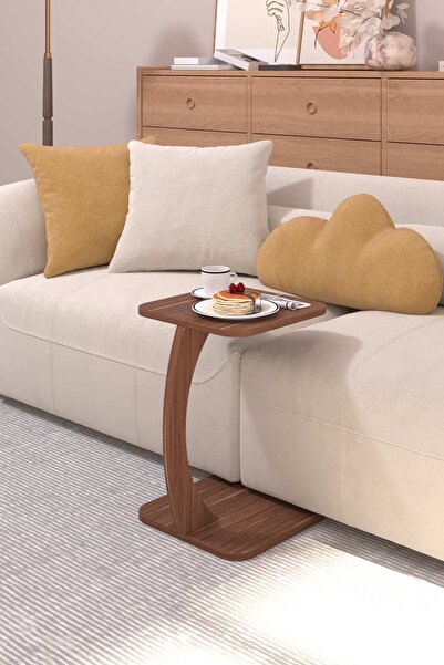 ED PET DİZAYN C Sehpa Tekerlekli Koltuk Sehpası Yan Sehpa Servis Sehpası Dikd...