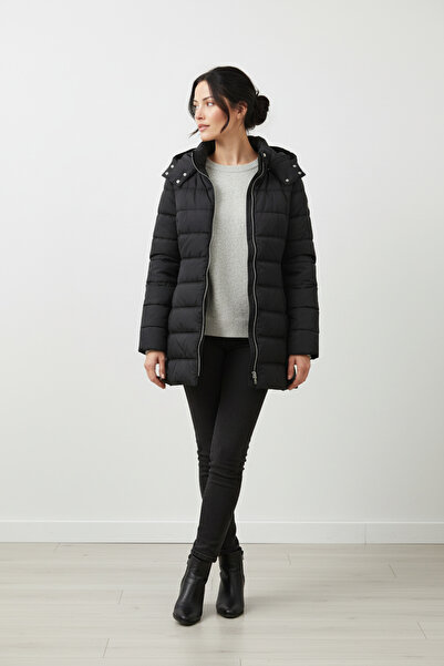 esmara Women's Waterproof Long Winter Coat Thickened Down Puffer Jacke Winter Parka