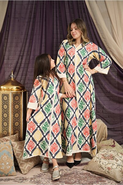 AFandina جلابية الأم والبنت تشابه يلفت الأنظار SM -48