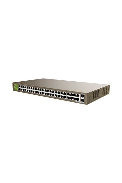 Universal محول شبكة TENDA TEG1050F بـ 48 منفذ 10/100/1000 مع منفذين SFP غير ق...