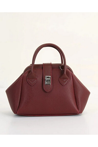 Bersia Women's Daily Stylish Leather Belt Detail Long Strap Hand Arm Shoulder Bag