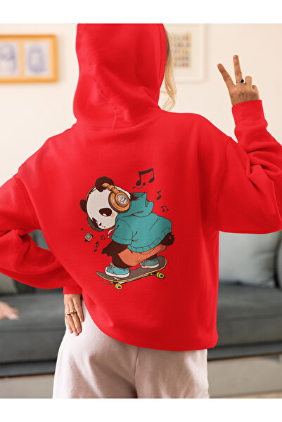 stil x Cute Pandas Printed Women's Sweatshirt