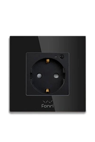 Fonri Wf3-El3-0401-04 Wifi Smart Wall Socket Black